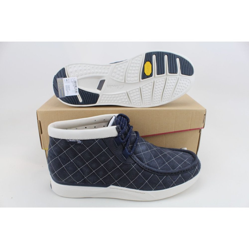 Men's 26104364 Tawyer Gray Navy Leather - Picture 4 of 8